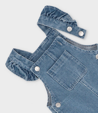 Jardinera bebé niña con flores