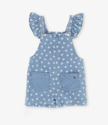 Jardinera bebé niña denim