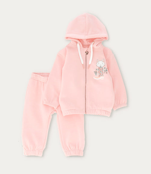 Buzo bebé niña jogger 6 meses / Coral