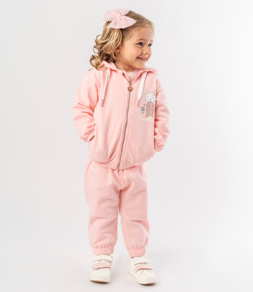 Buzo bebé niña jogger 6 meses / Coral