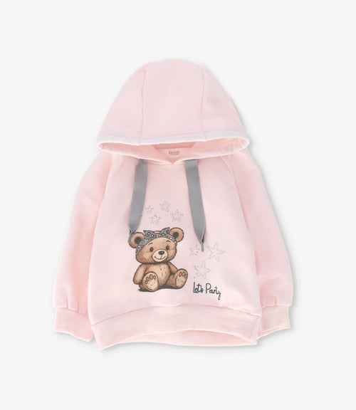 Buzo bebé niña con osito 6 meses / Rosado