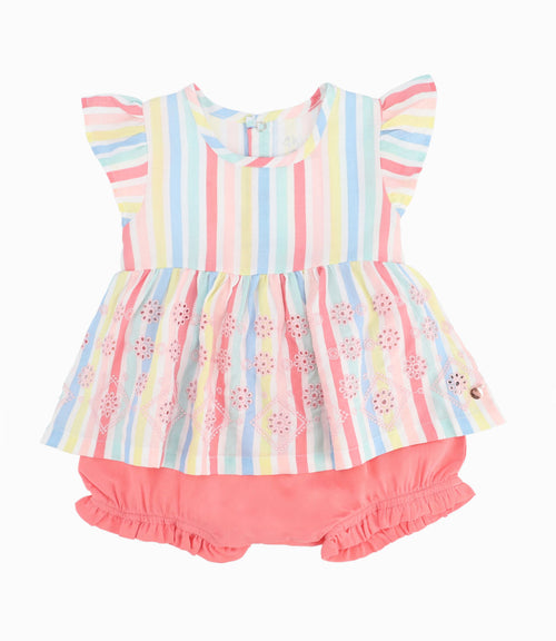 Conjunto Bebé Niña Con Vuelos Varios 3 meses / Varios