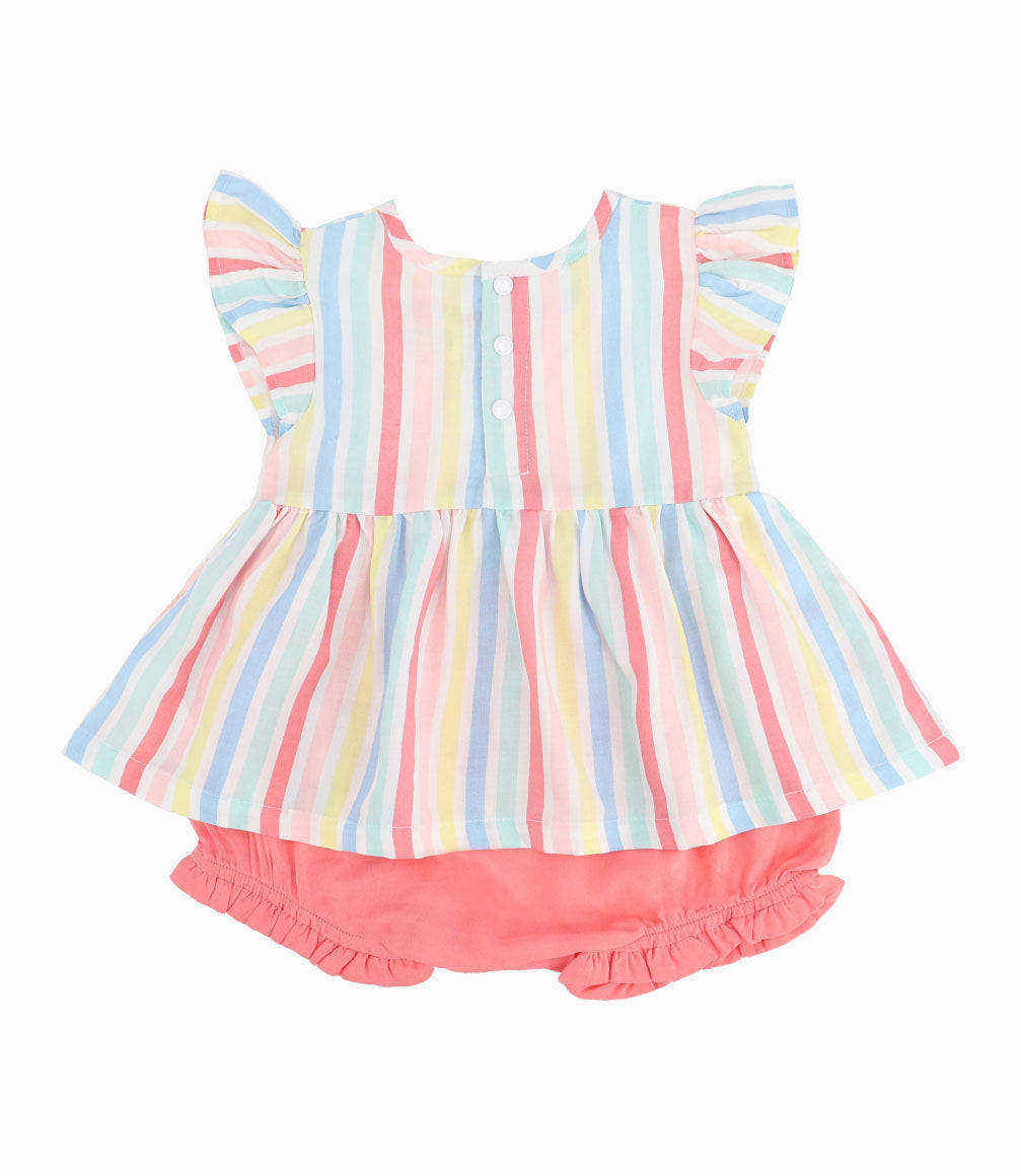 Conjunto Bebé Niña Con Vuelos Varios 3 meses / Varios