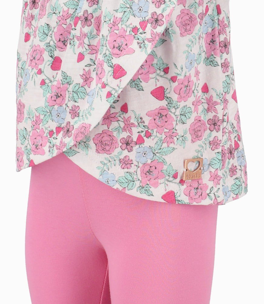 Conjunto Bebé Niña Básico 6 meses / Rosado