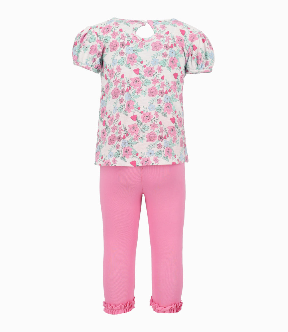 Conjunto Bebé Niña Básico 6 meses / Rosado