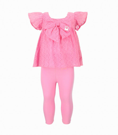 Conjunto bebé niña con lazo