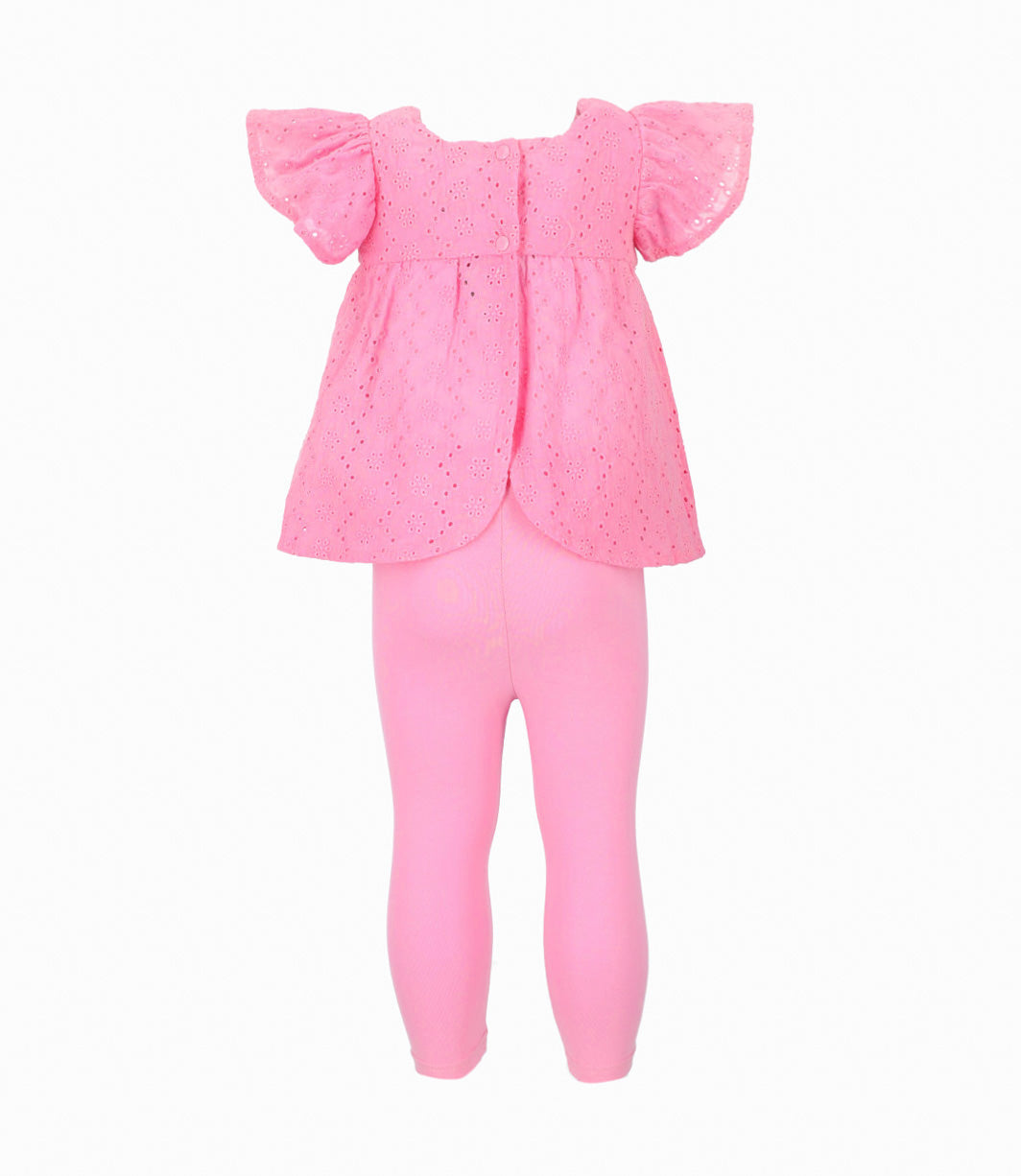 Conjunto bebé niña con lazo