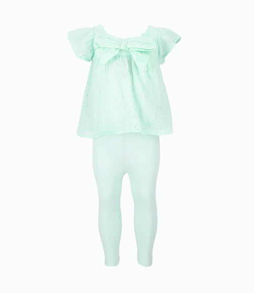 Conjunto bebé niña con lazo