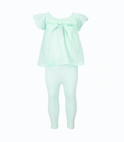 Conjunto bebé niña con lazo