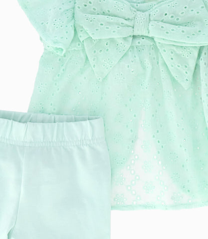 Conjunto bebé niña con lazo