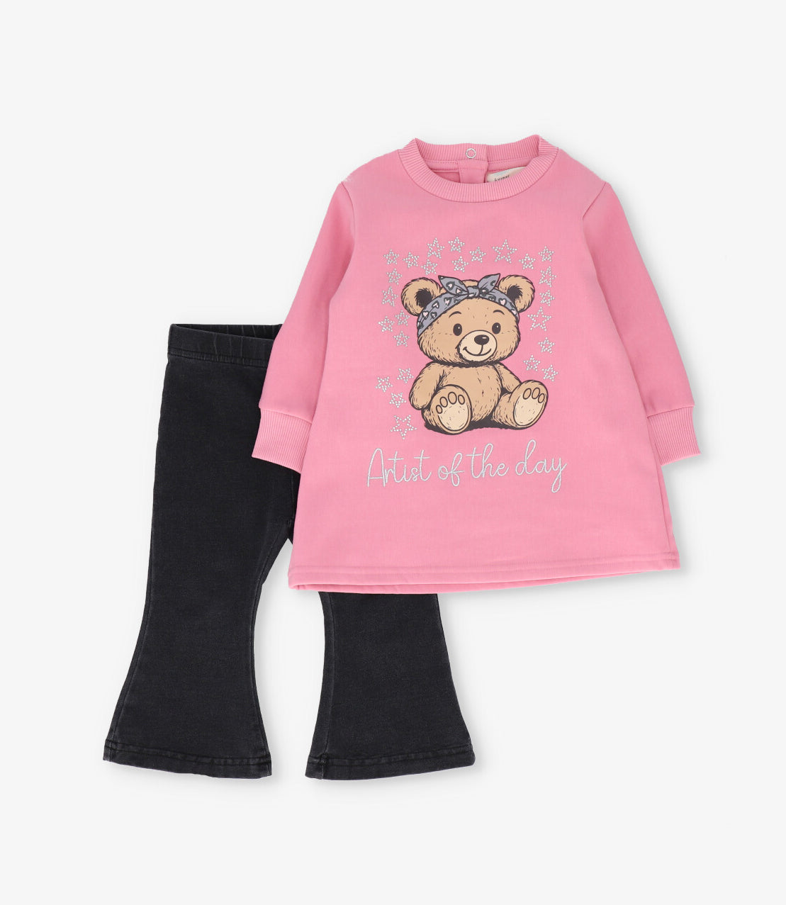 Conjunto bebé niña oversize 6 meses / Rosado