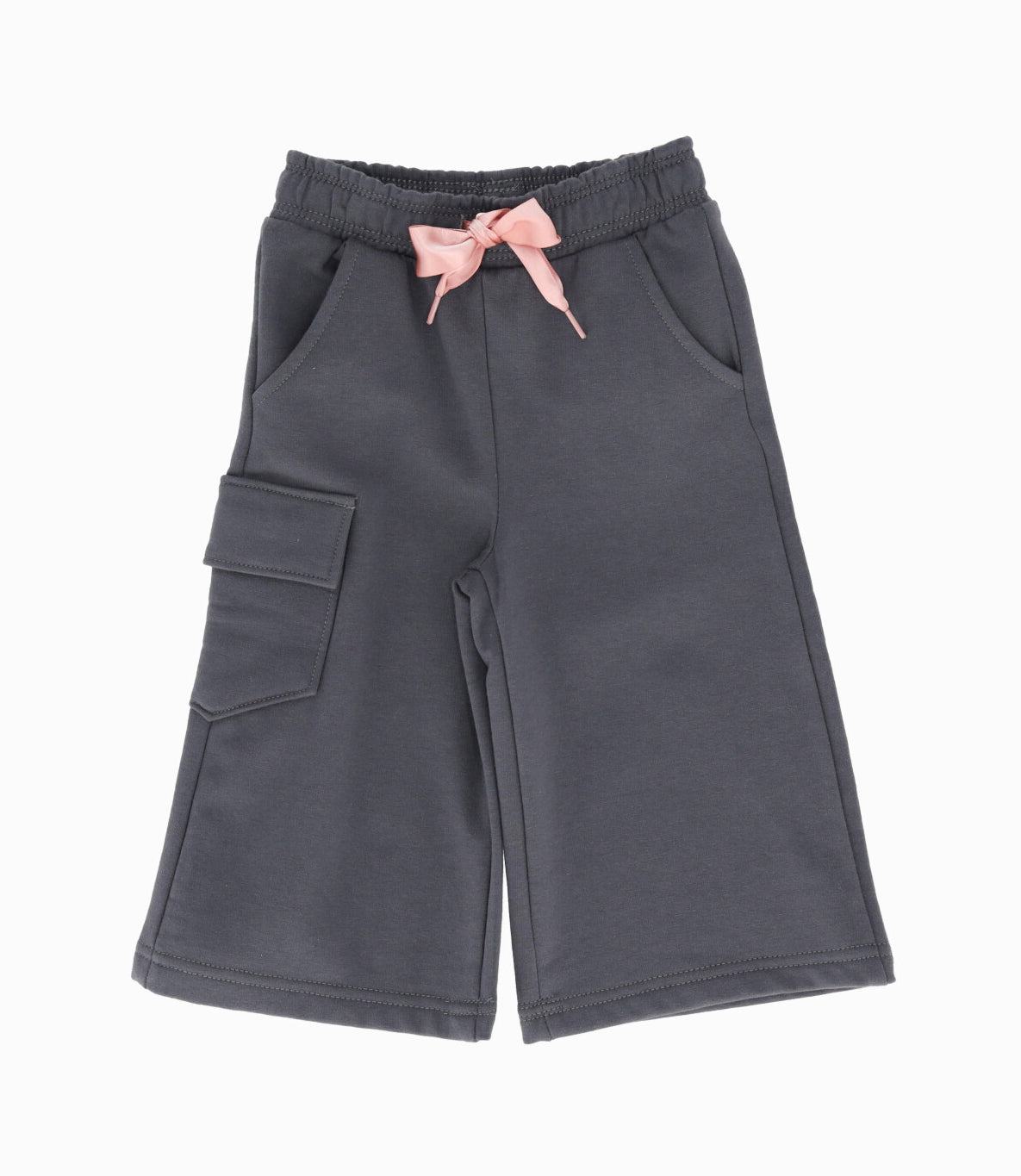 Pantalón de buzo bebé niña cargo 6 meses / Gris
