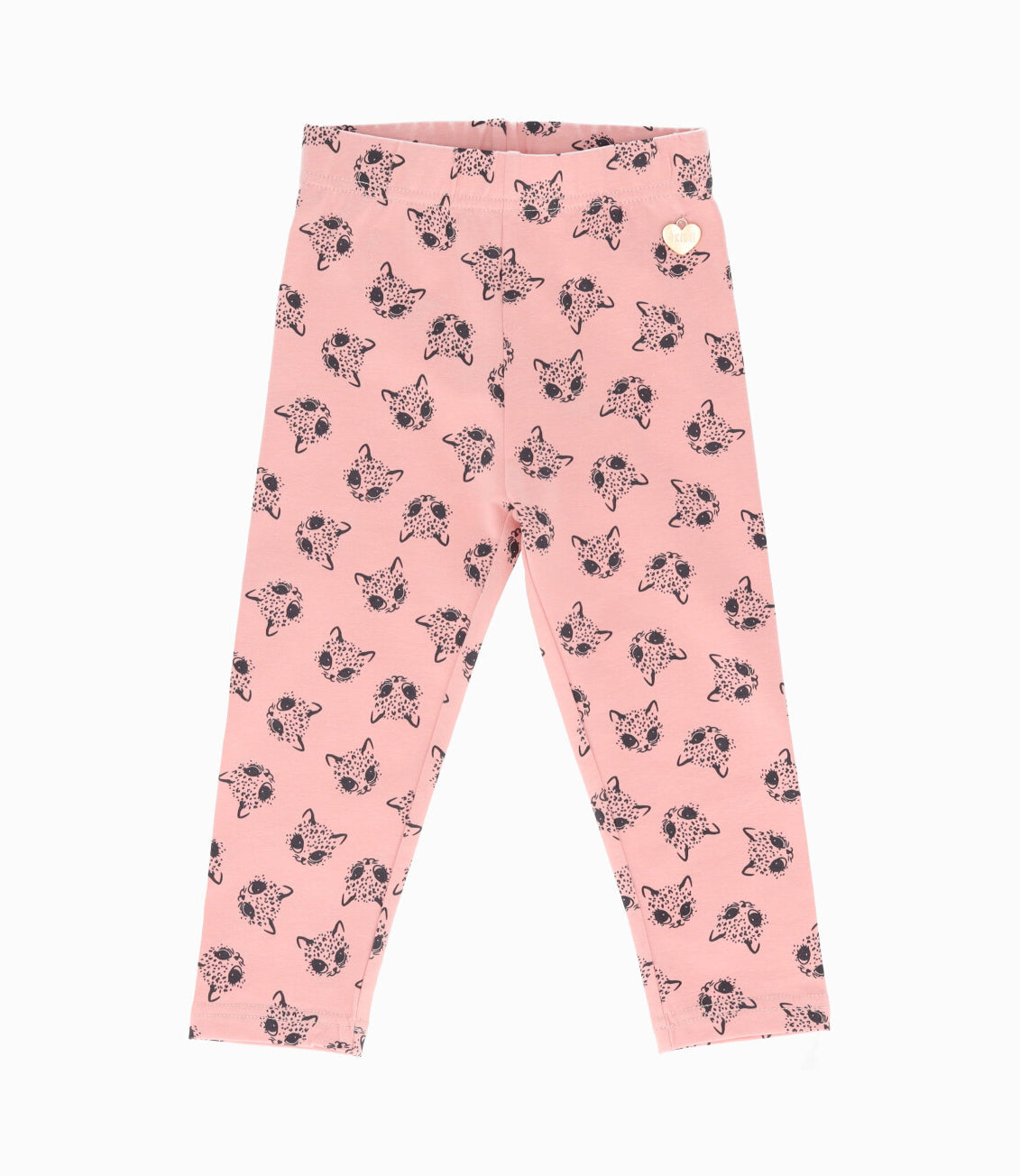 Calza bebé niña con gatos 6 meses / Rosado