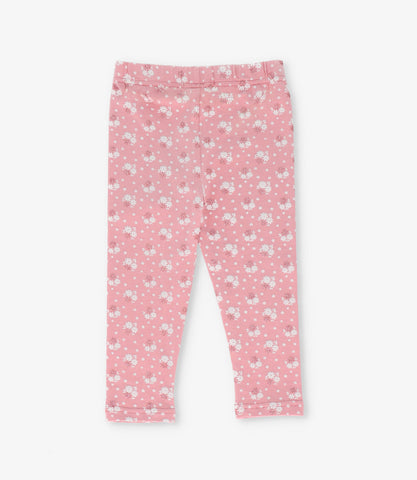 Calza bebé niña con flores