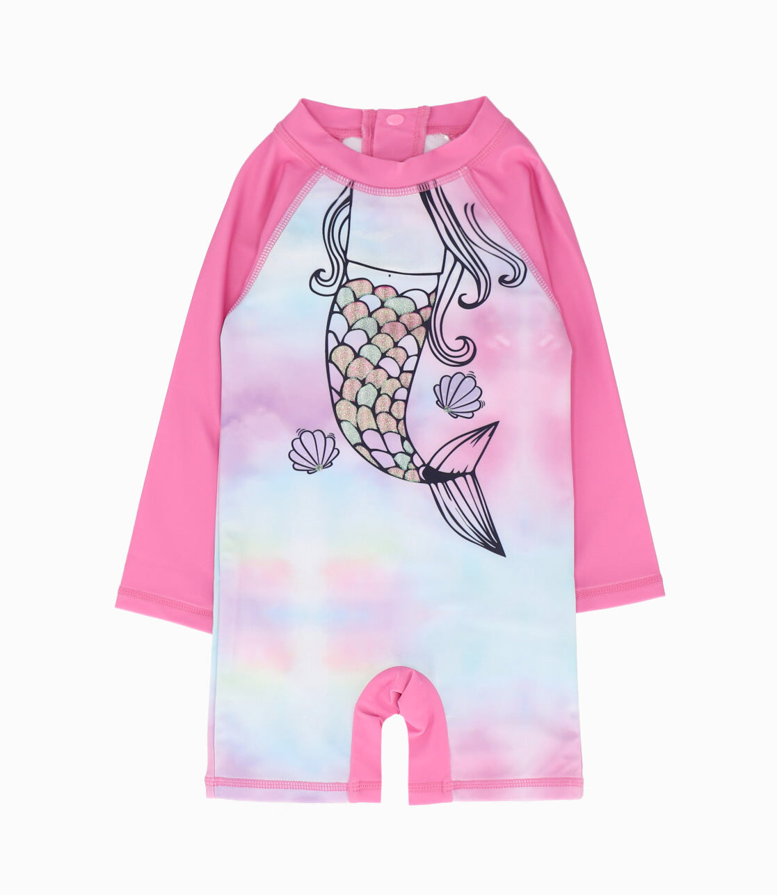 Traje De Baño bebé niña sirena 6 meses / Rosado