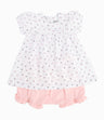 Vestido Recién Nacida Flores Blanco