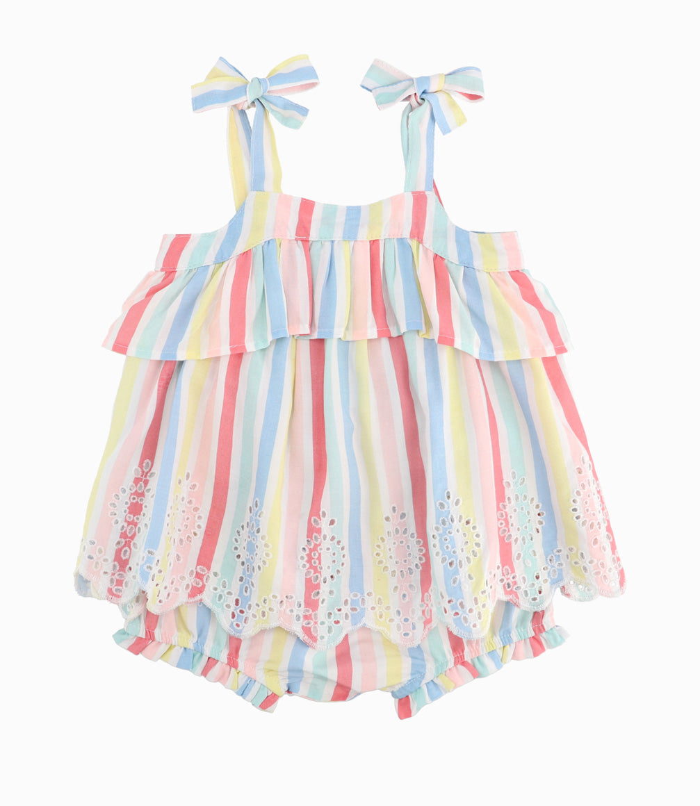 Vestido Recién Nacida Bordado Varios 0 meses / Varios