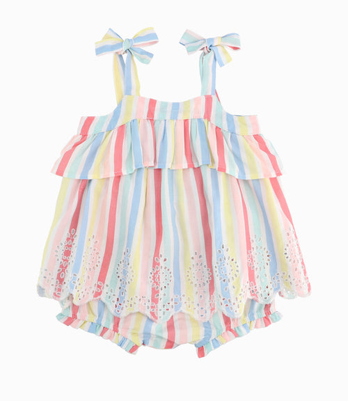 Vestido Recién Nacida Bordado Varios 0 meses / Varios