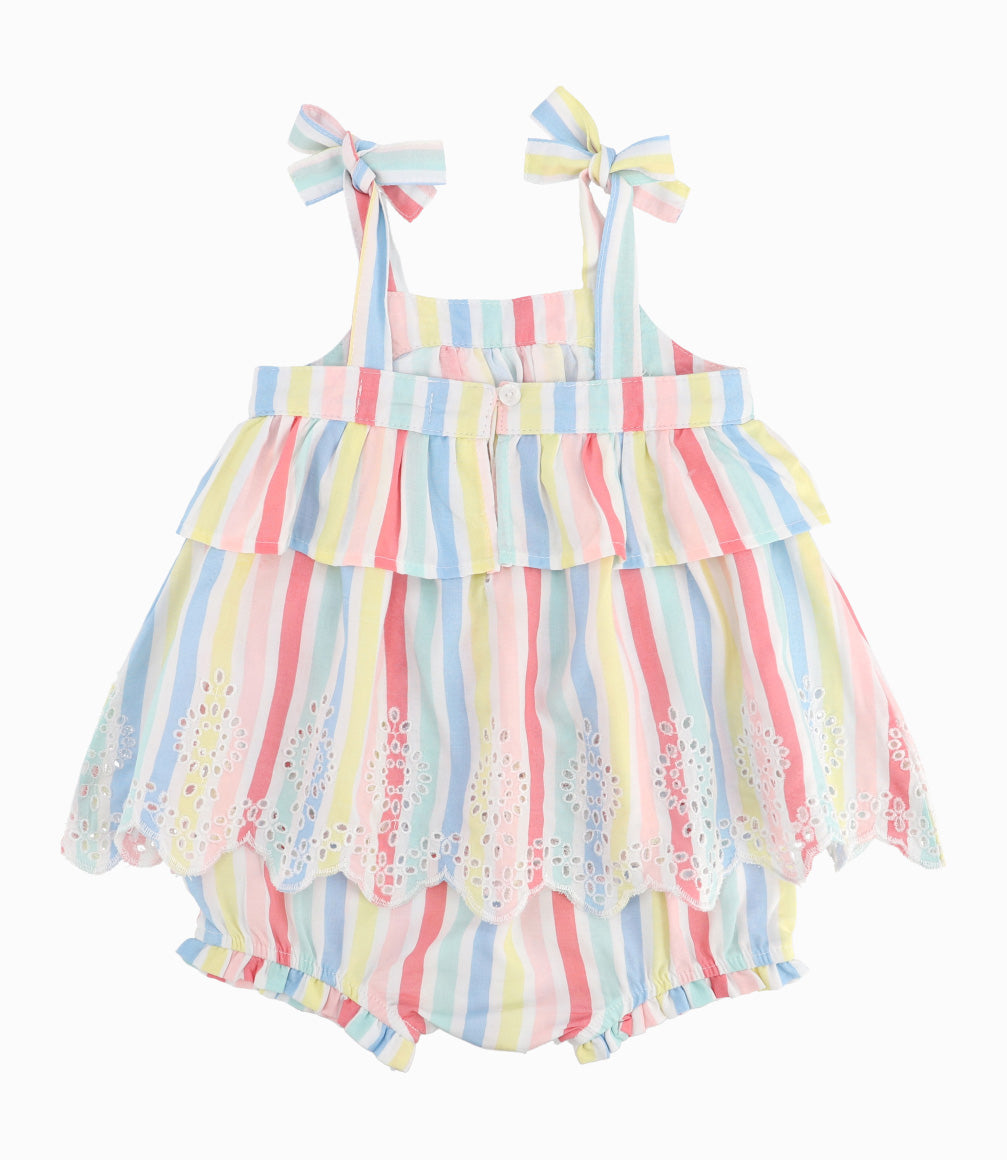 Vestido Recién Nacida Bordado Varios 0 meses / Varios