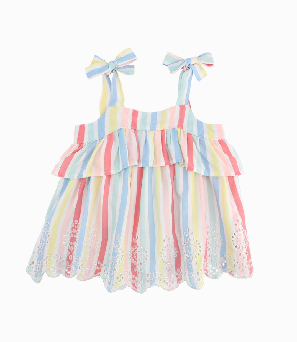 Vestido Recién Nacida Bordado Varios 0 meses / Varios