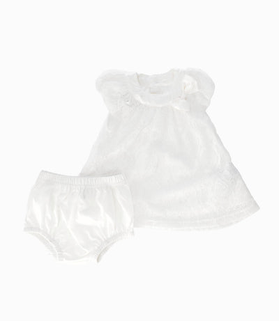 Vestido recién nacida con flores