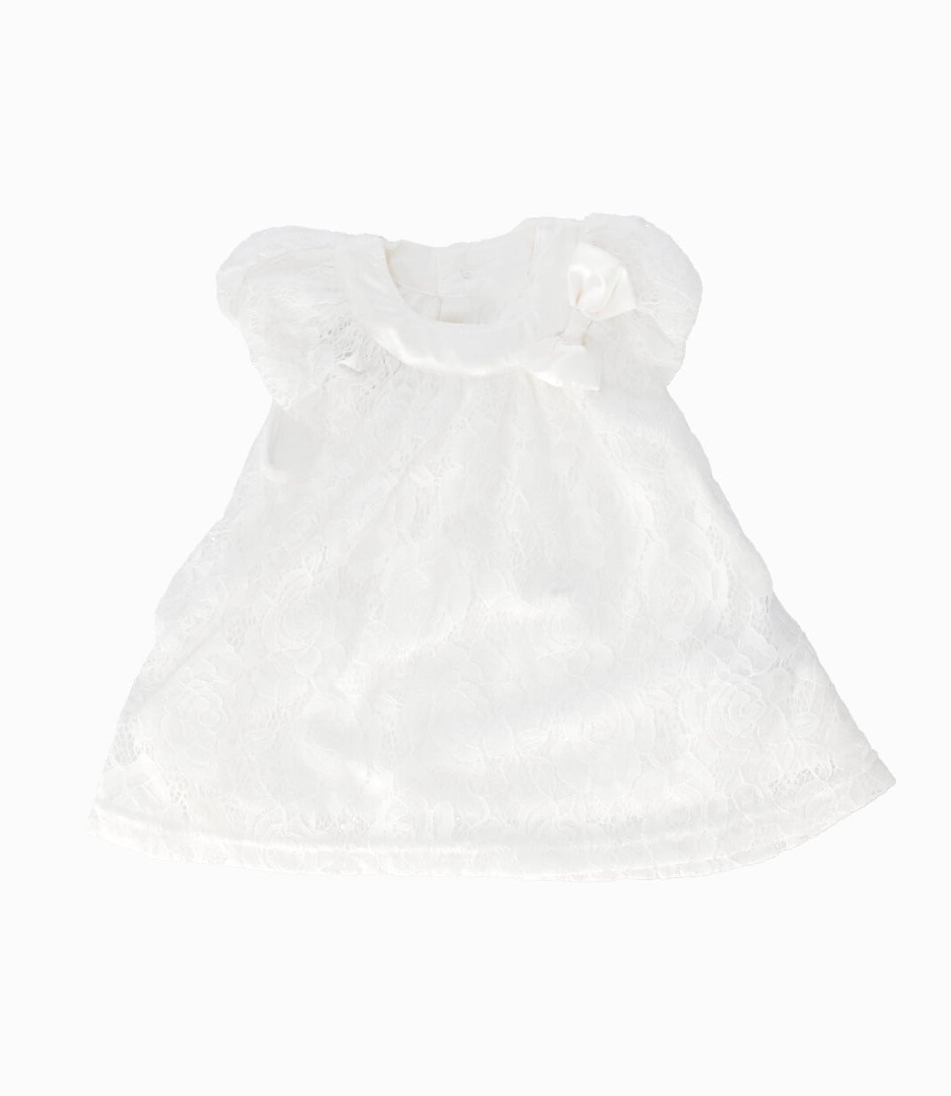 Vestido recién nacida con flores