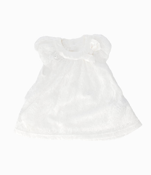 Vestido recién nacida con flores