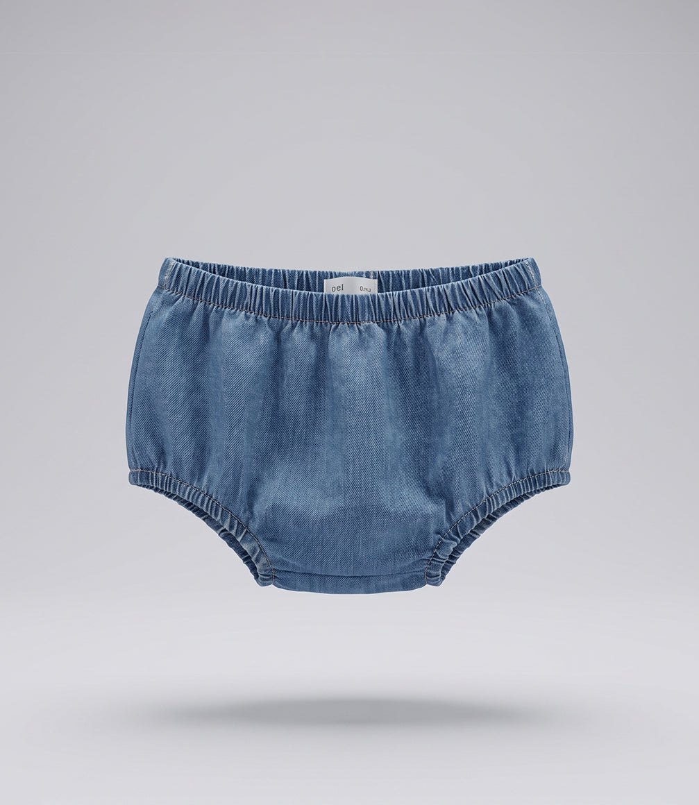 Vestido recién nacida con flores 0 meses / Celeste