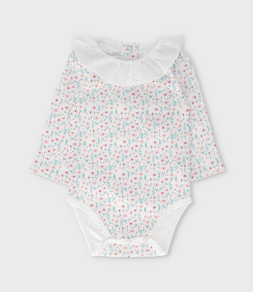 Jardinera recién nacida con conejo 0 meses / Rosado