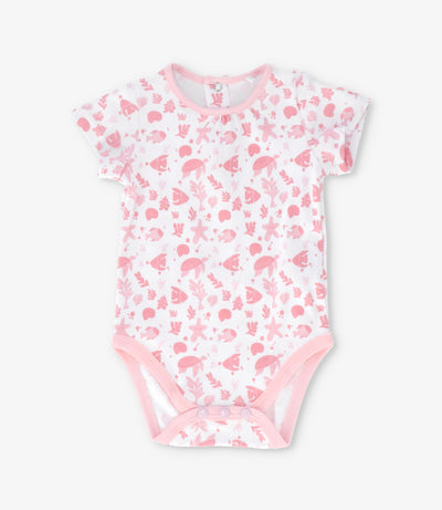 Jardinera recién nacida con body 0 meses / Rosado