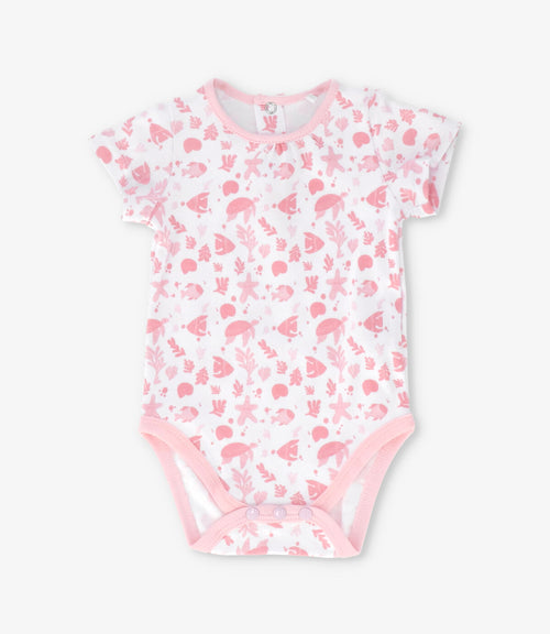 Jardinera recién nacida con body 0 meses / Rosado