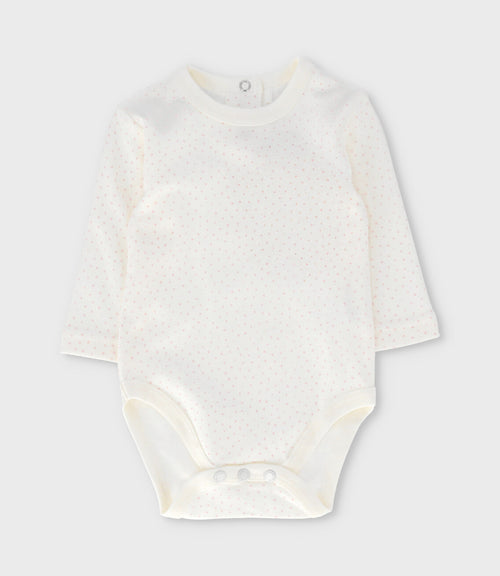 Jardinera recién nacida con body 0 meses / Rosado