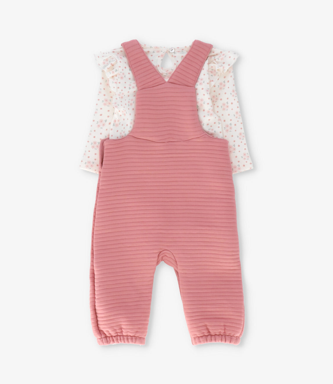 Jardinera recién nacida con body