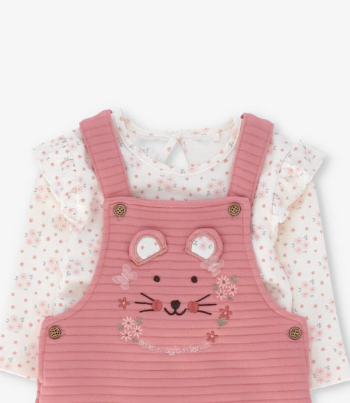 Jardinera recién nacida con body