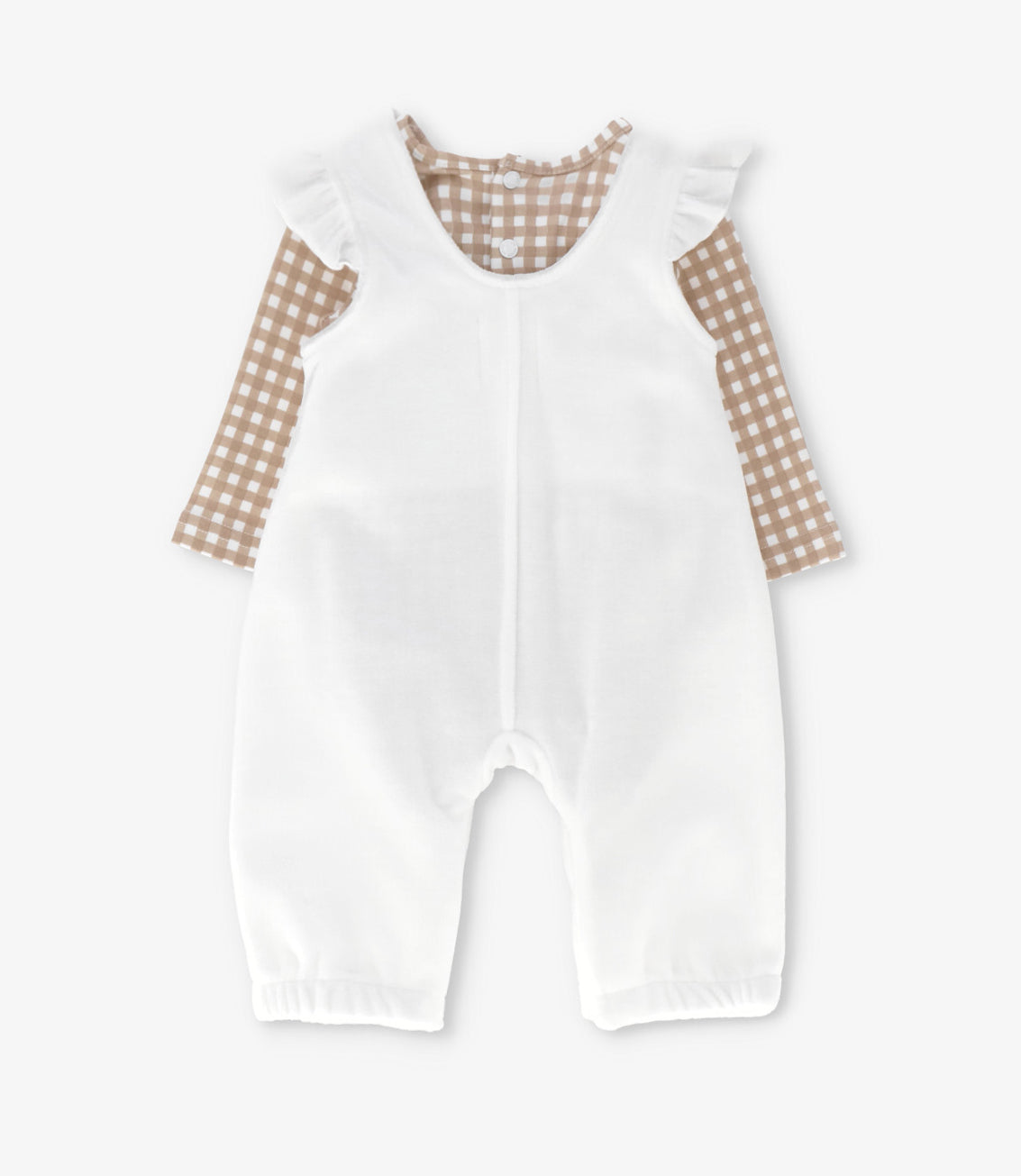 Jardinera recién nacida baby bunny 0 meses / Crudo