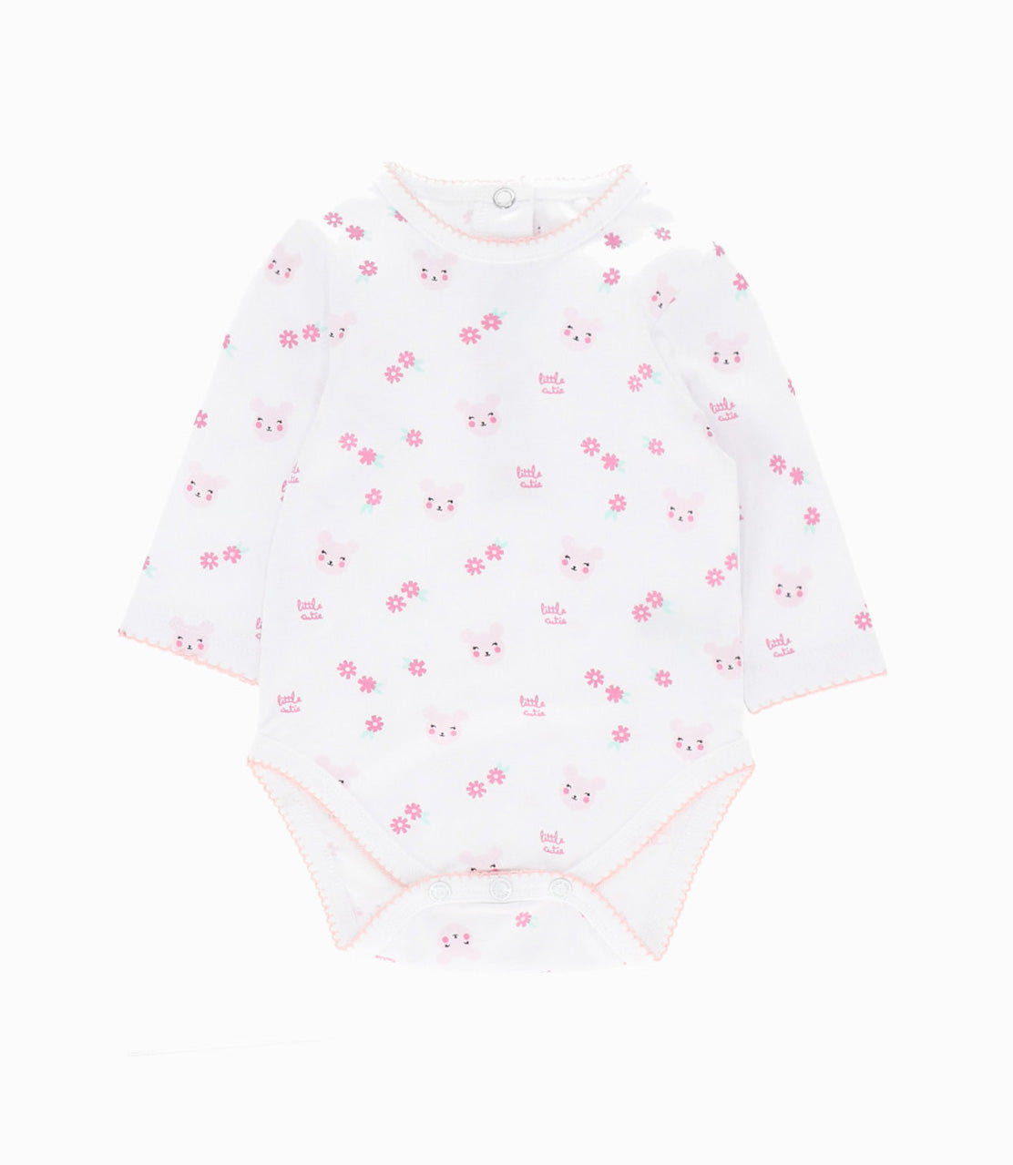 Buzo recién nacida de 3 piezas 0 meses / Blanco
