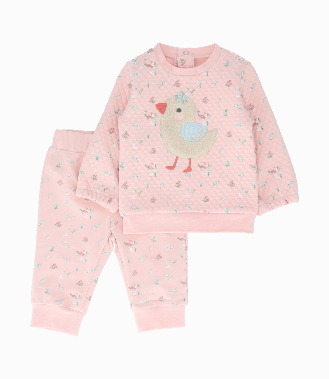 Buzo recién nacida con pajarito 0 meses / Rosado