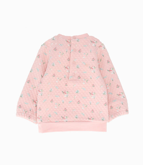 Buzo recién nacida con pajarito 0 meses / Rosado