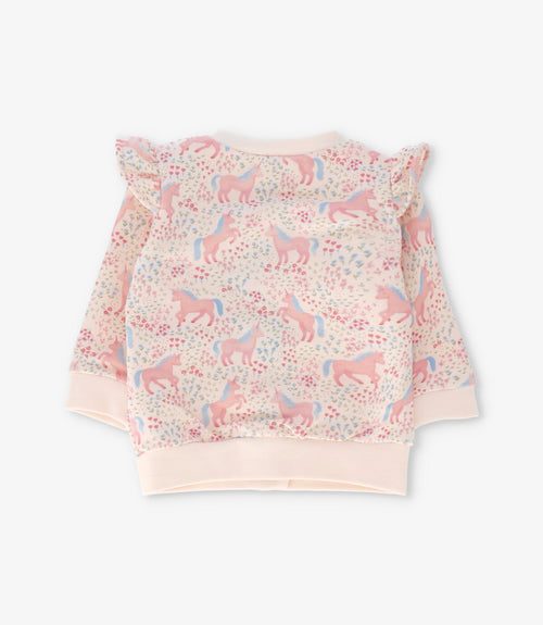 Buzo recién nacida con vuelos 0 meses / Crudo