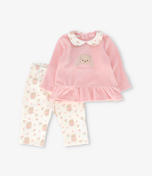 Buzo recién nacida con conejito 0 meses / Rosado