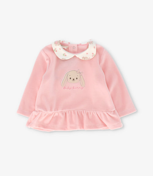 Buzo recién nacida con conejito 0 meses / Rosado