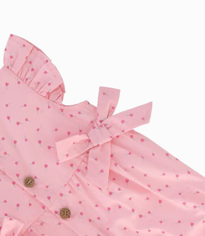 Enterito recién nacida con lazo 0 meses / Rosado