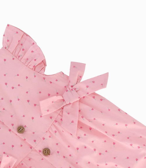 Enterito recién nacida con lazo 0 meses / Rosado