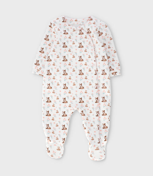 Enterito recién nacida con ciervos 0 meses / Blanco