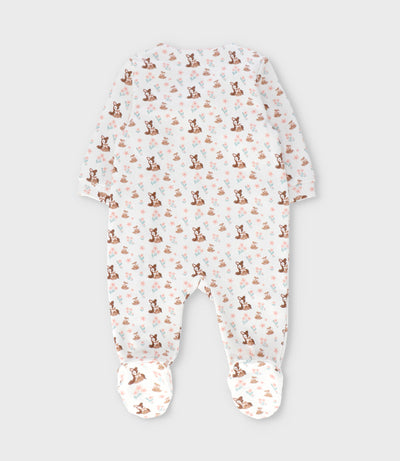 Enterito recién nacida con ciervos 0 meses / Blanco