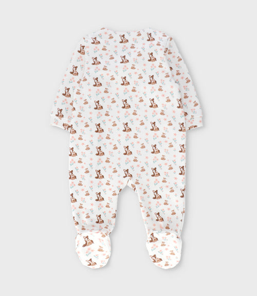 Enterito recién nacida con ciervos 0 meses / Blanco