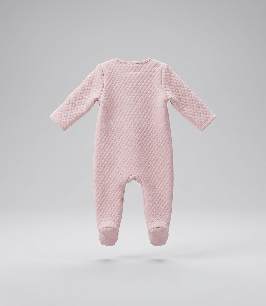 Enterito recién nacida con conejito 0 meses / Rosado