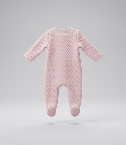 Enterito recién nacida con conejito 0 meses / Rosado
