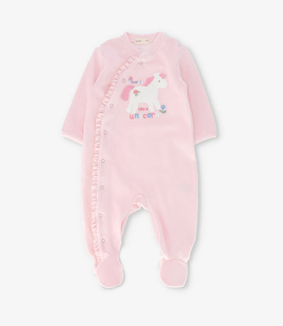 Enterito recién nacida con unicornio 0 meses / Rosado