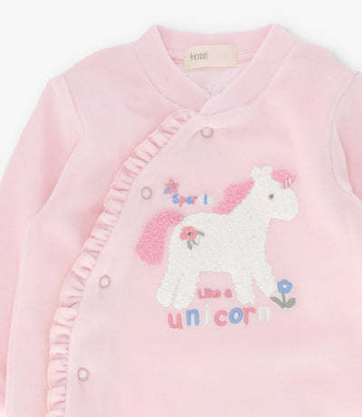 Enterito recién nacida con unicornio 0 meses / Rosado